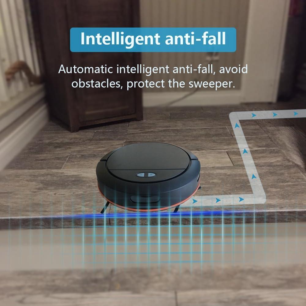 Aspiradora Robot Genérico YOB16H Auto Vaciado 3 en 1 4000 Pa