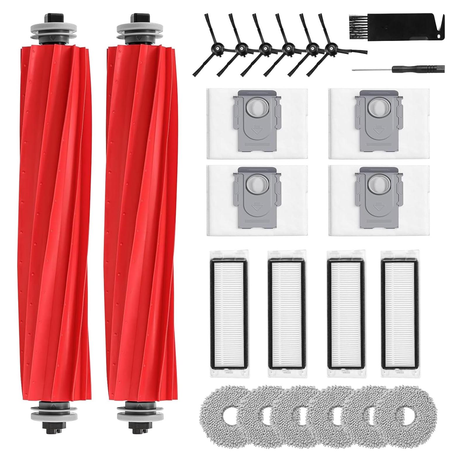 24 Piezas Repuesto Asrhine para Aspiradora Robot Q Revo