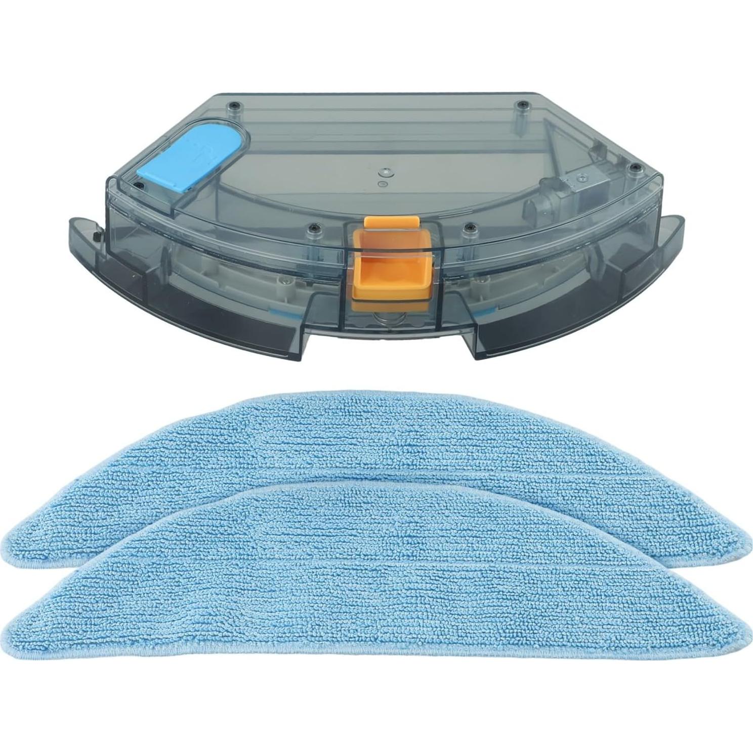 Replacement Parts-Large Capacity Water Tank and Microfiber Mop Pad for Smart Robot Vacuum Cleaner X-500 X-500Pro M1 S6 S4