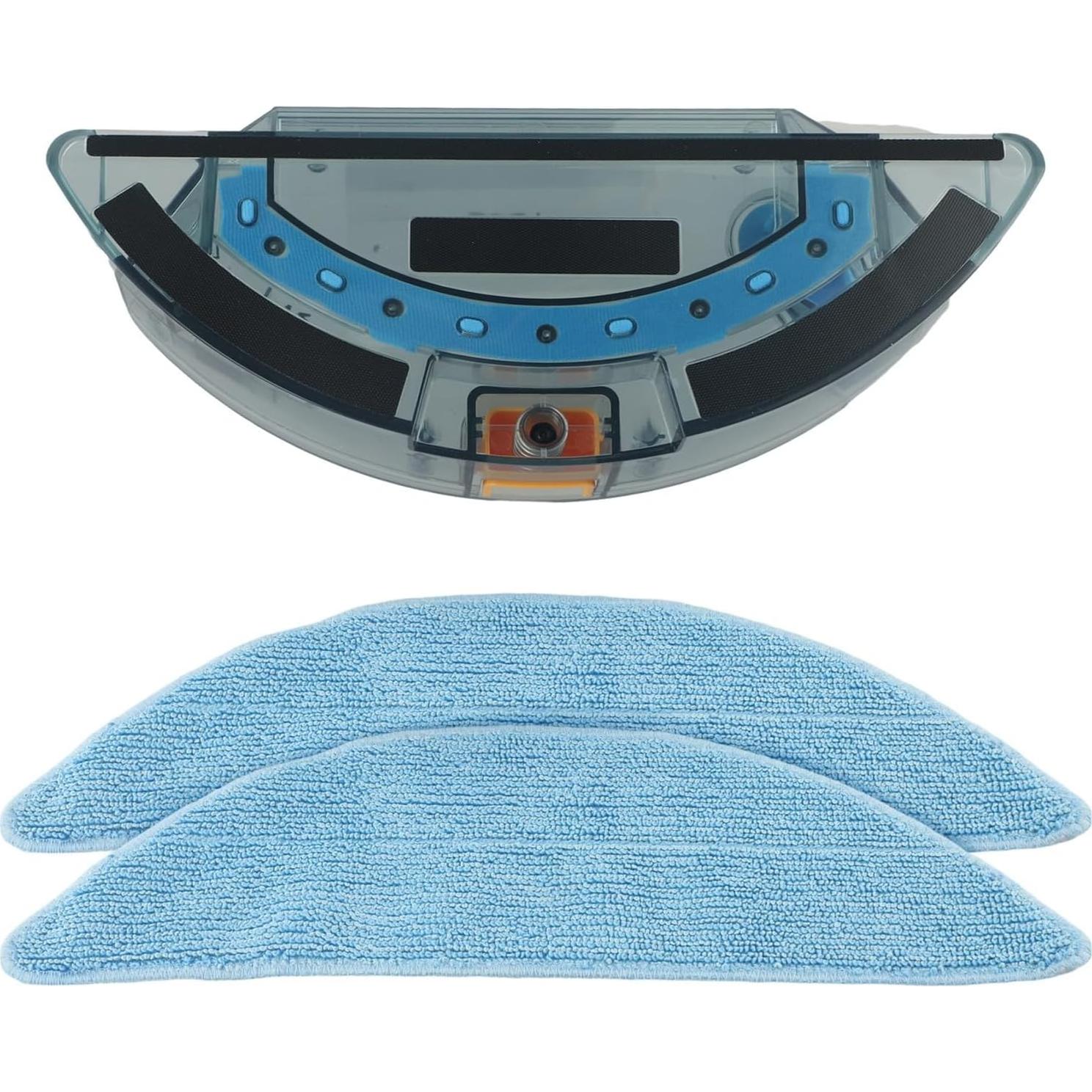 Replacement Parts-Large Capacity Water Tank and Microfiber Mop Pad for Smart Robot Vacuum Cleaner X-500 X-500Pro M1 S6 S4