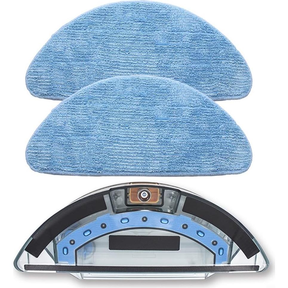 Replacement Parts-Large Capacity Water Tank and Microfiber Mop Pad for Smart Robot Vacuum Cleaner X-500 X-500Pro M1 S6 S4