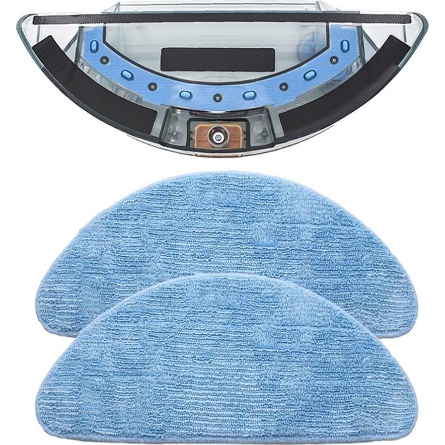 Replacement Parts-Large Capacity Water Tank and Microfiber Mop Pad for Smart Robot Vacuum Cleaner X-500 X-500Pro M1 S6 S4