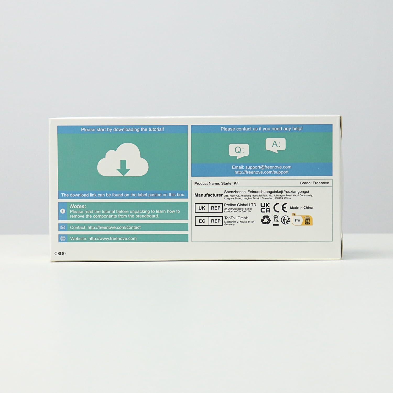 Kit de Inicio Freenove ESP32-WROVER CAM - 141 Artículos, 58 Proyectos