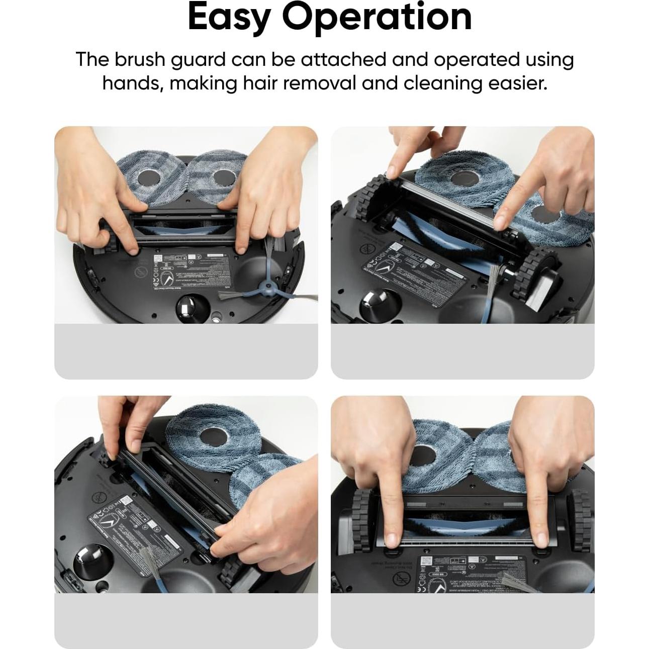 eufy Official Accessories, Replacement Brush Guards Compatible C20 Omni Robot Vacuum Cleaners