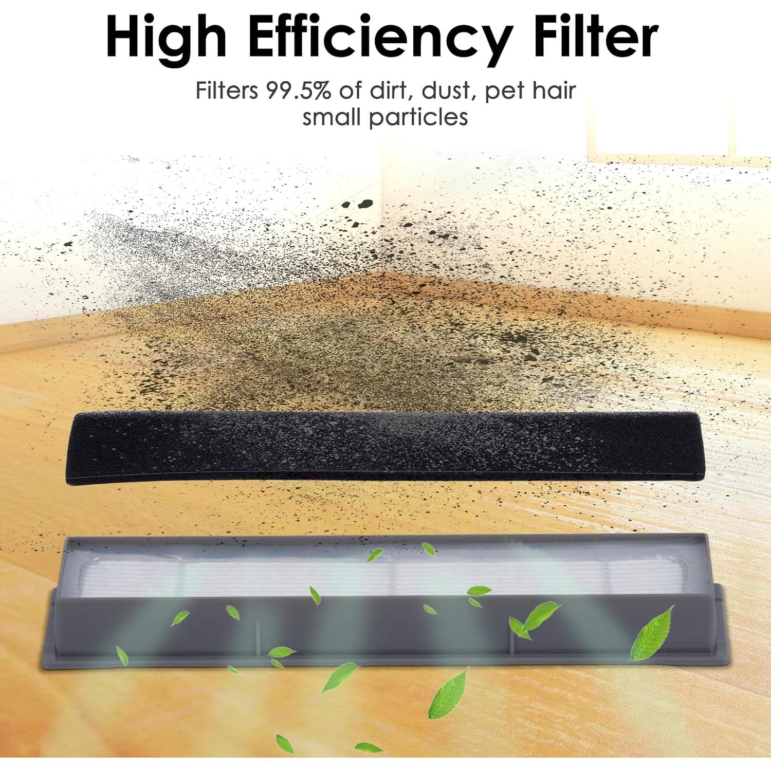 5 Filtros HEPA para Aspiradora Robot Ecovacs DEEBOT T8 T9