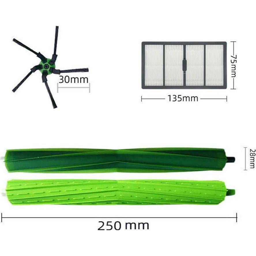 Repuestos iRobot Roomba s9/s9+/s9 Plus - 2 Cepillos, 4 Filtros HEPA