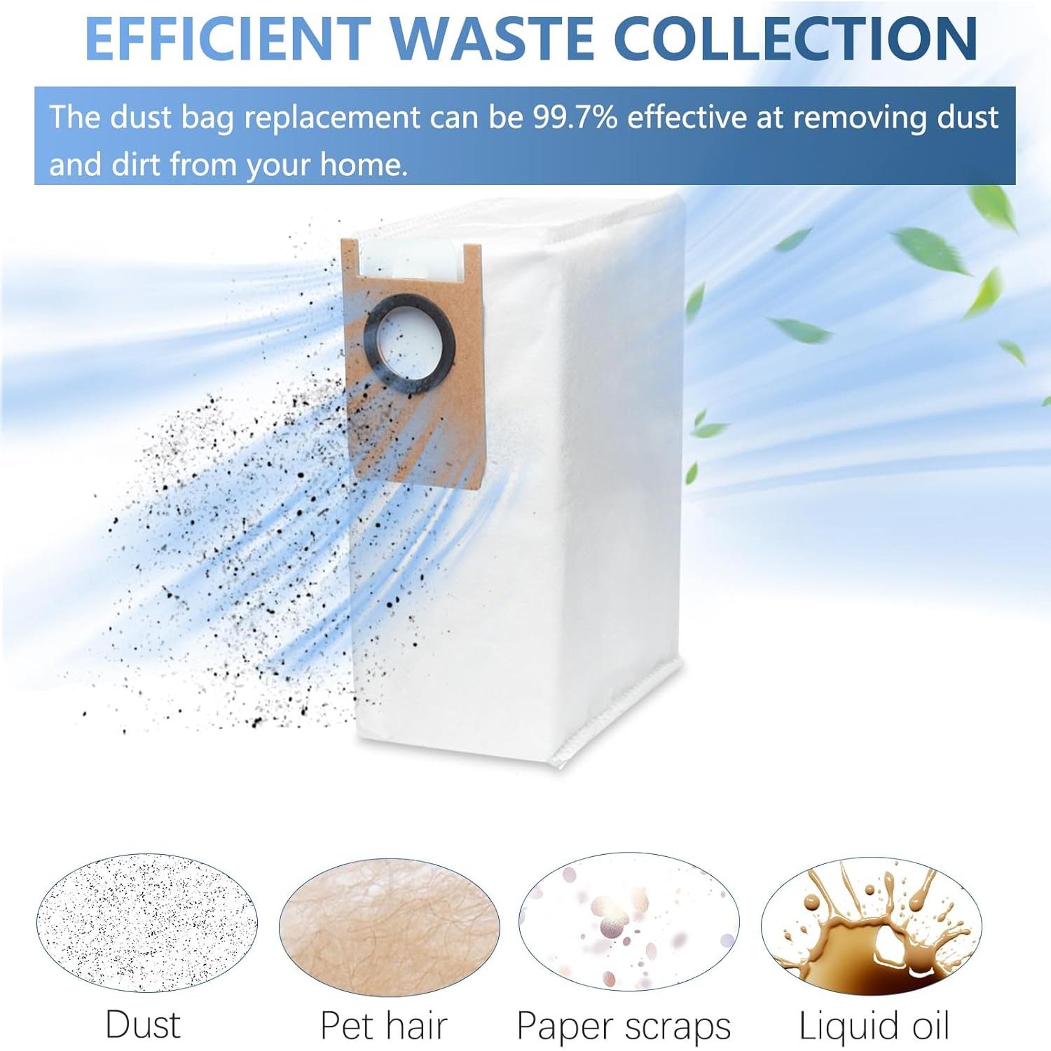 14 Bolsas de Repuesto Eufy Omni S1 Pro 2.5L Desechables