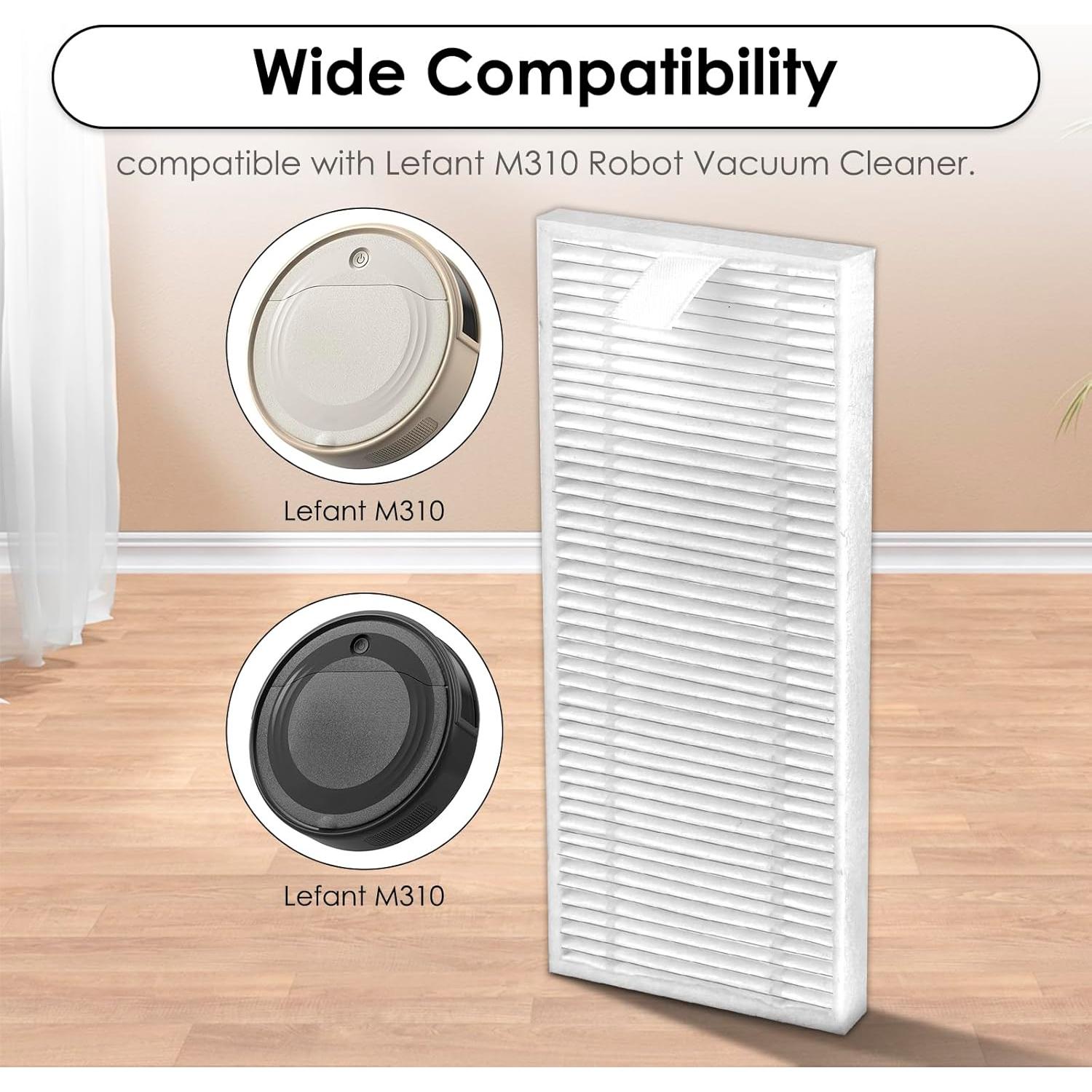 Paquete de 5 Filtros HEPA LemonRunRun para Aspirador M310