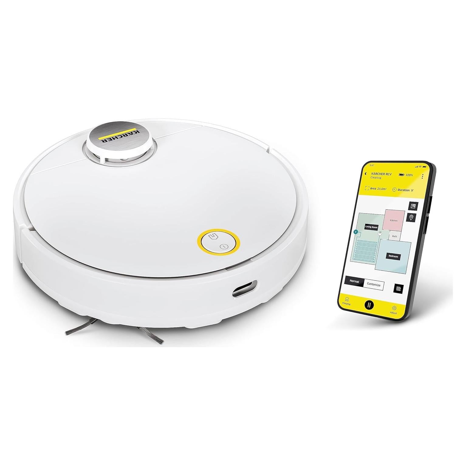 Aspiradora Robot RCV 3 Kärcher - 2500Pa, Navegación LiDAR, Mopa