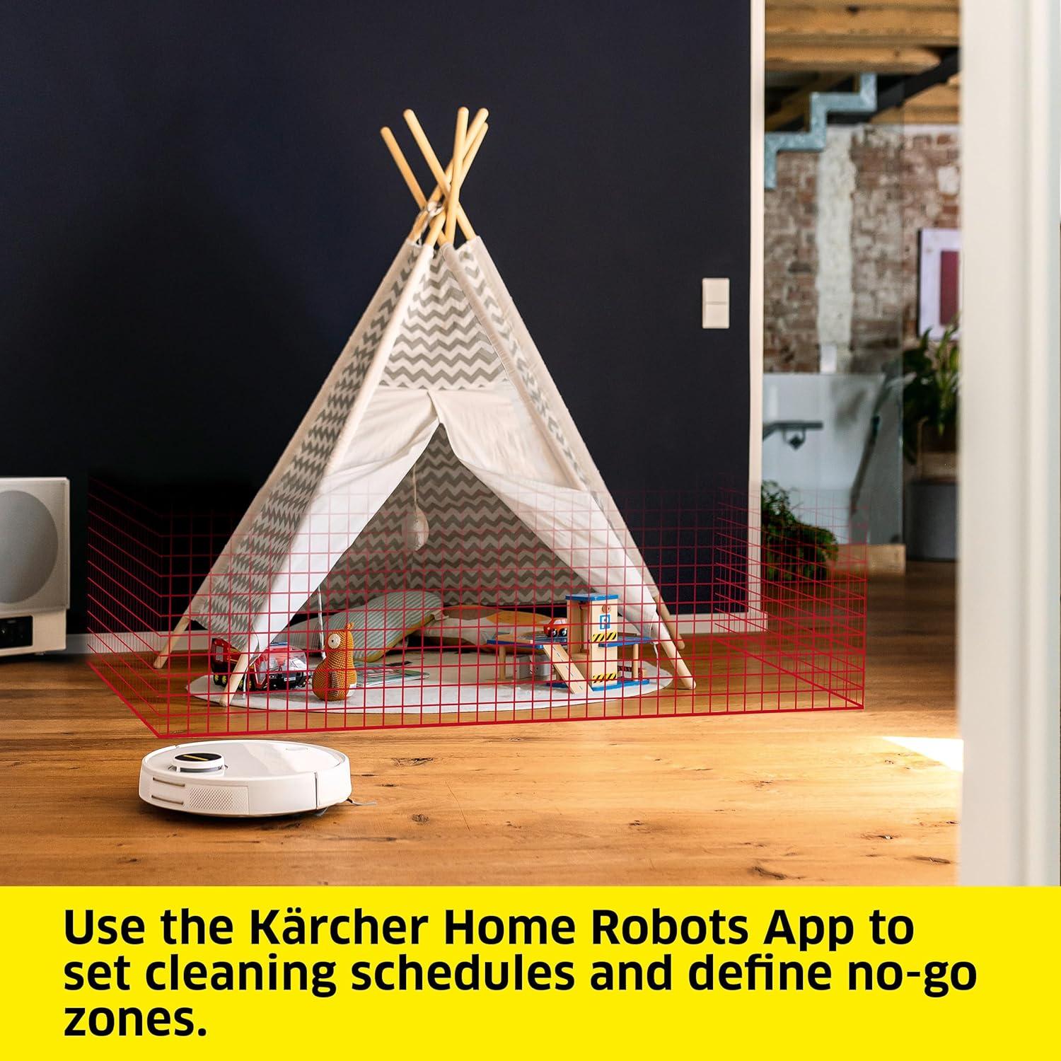 Aspiradora Robot RCV 3 Kärcher - 2500Pa, Navegación LiDAR, Mopa