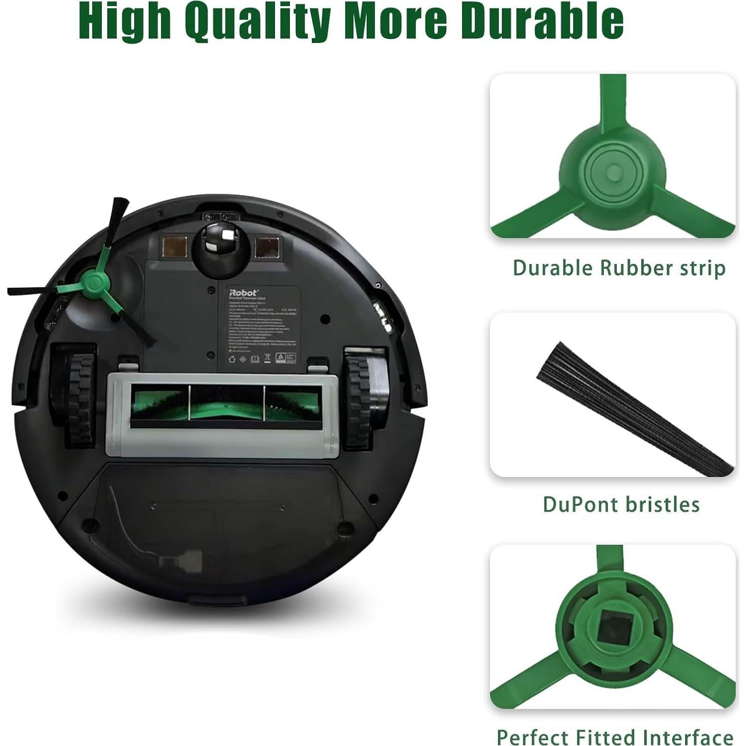 Paquete de 6 cepillos laterales Yumixily para Roomba Y0110