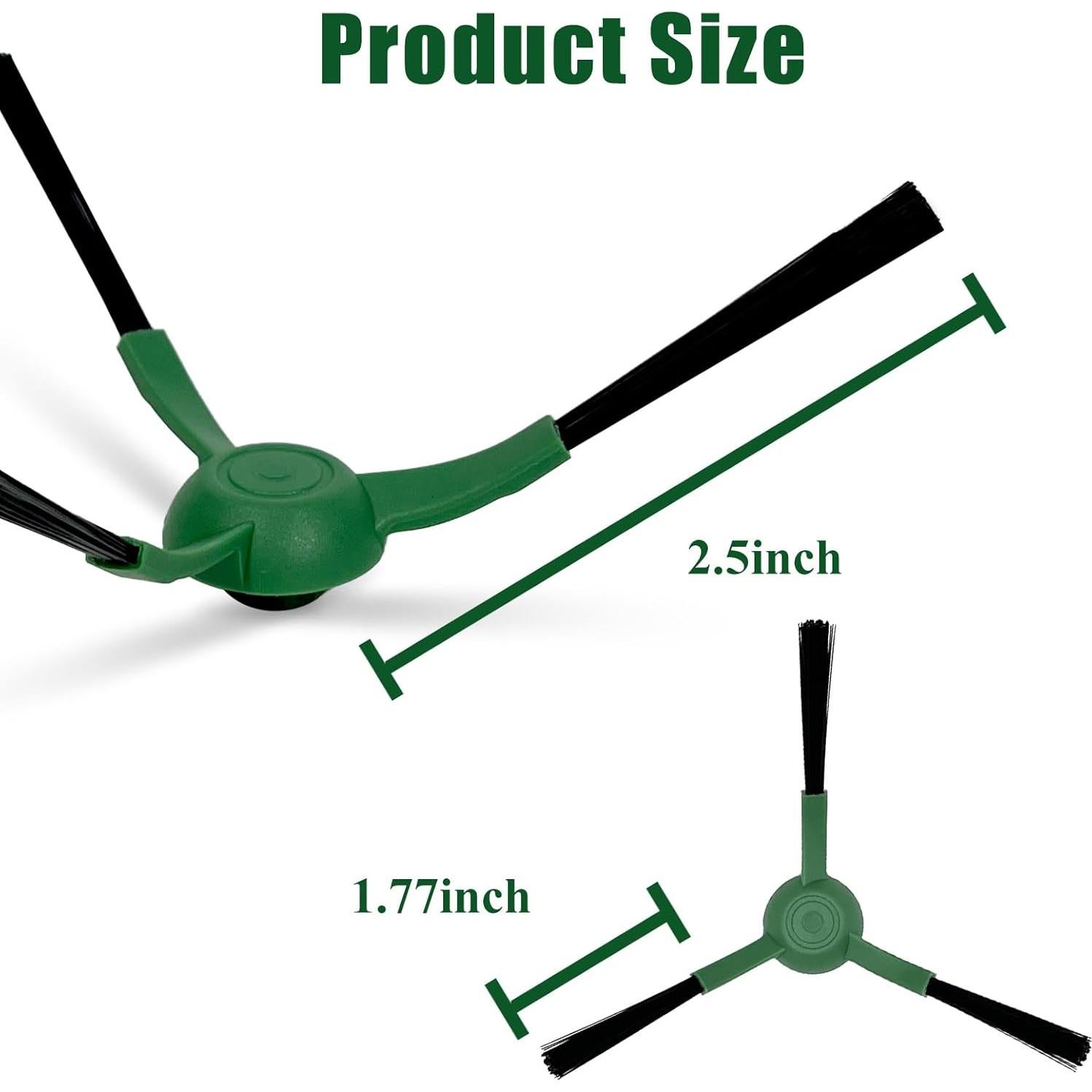Paquete de 6 cepillos laterales Yumixily para Roomba Y0110