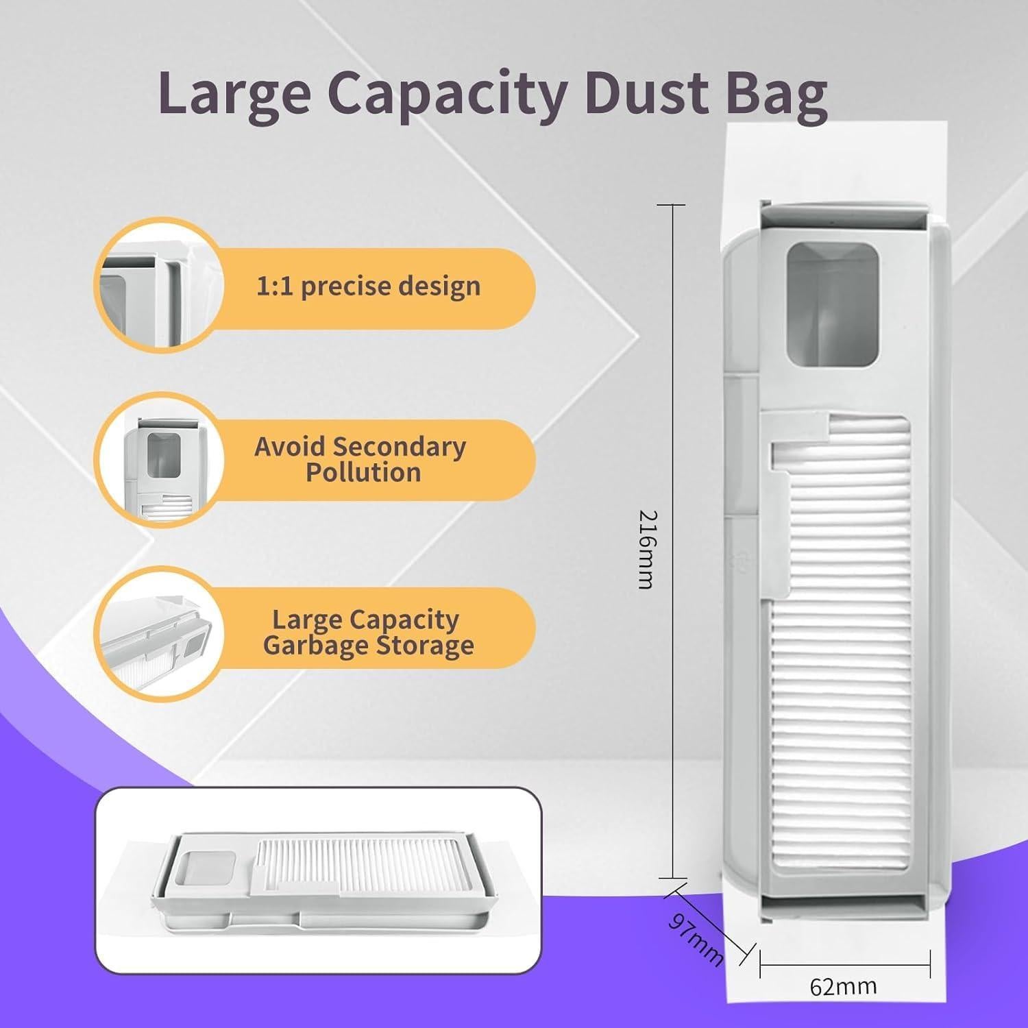 Paquete de 6 bolsas de vacío Szxtdzsw para Narwal Freo X Ultra