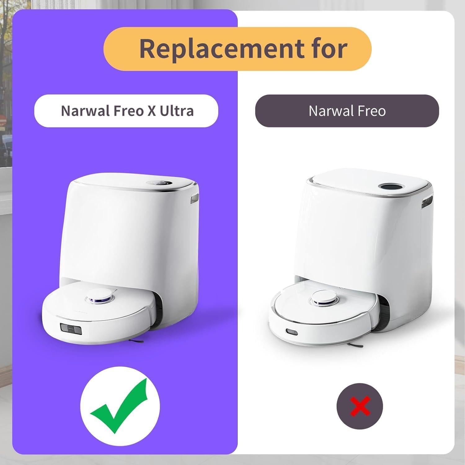 Paquete de 6 bolsas de vacío Szxtdzsw para Narwal Freo X Ultra