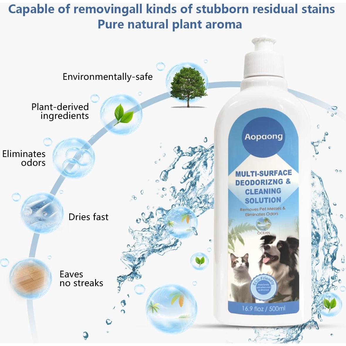 Limpiador de Pisos Multi-Superficie Aopaong 500ml Aroma Oceánico