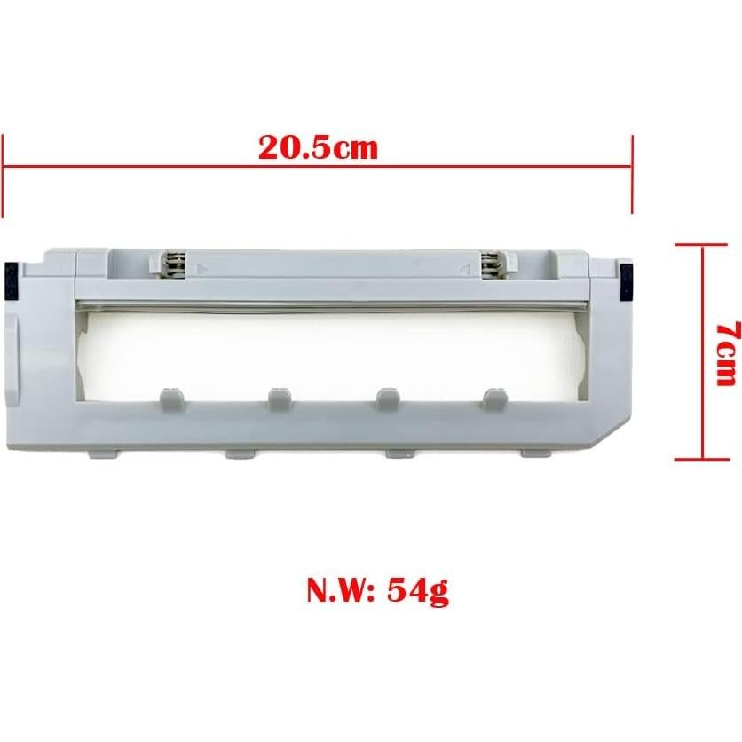 Ytaland Replacement Main Brush Back Cover for Roborock S7&S7+&S7 MaxV&S7 MaxV Plus&S7 MaxV Ultra&Q7&Q7+&Q7 Max&Q7 Max+ Robot Vacuum Cleaner (Gray)