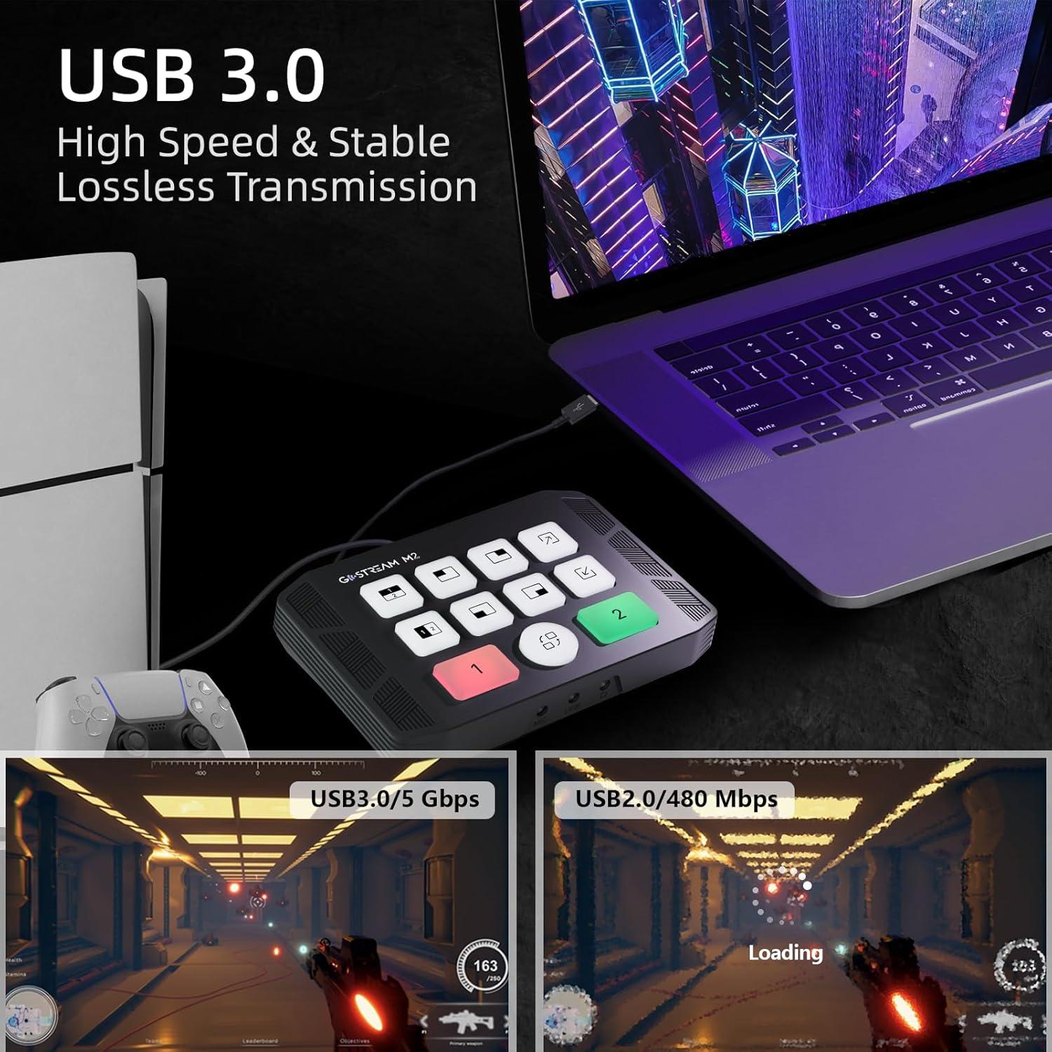 Tarjeta de Captura Osee GoStream M2 HDMI 4K 60FPS USB 3.0