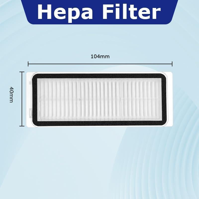（8pcs）HEPA filter For Dreame bot L20 Por / L20 Ultra/L30 Ultra X20 Pro / X20 Pro Plus robot vacuum cleaner