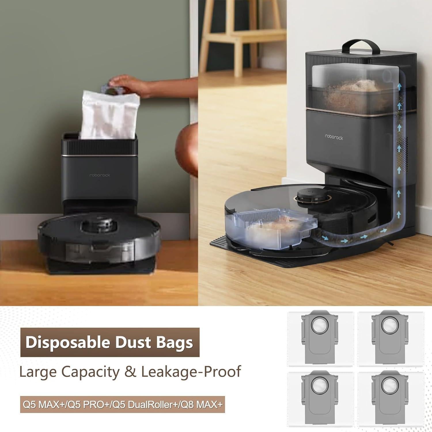 Kit de Accesorios FUNTECK para Roborock Q8 Max+ y Q5 Max+