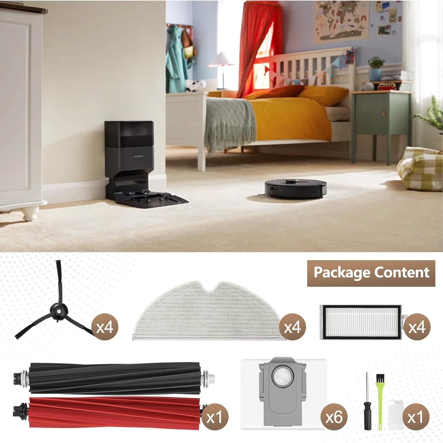 Kit de Accesorios FUNTECK para Roborock Q8 Max+ y Q5 Max+