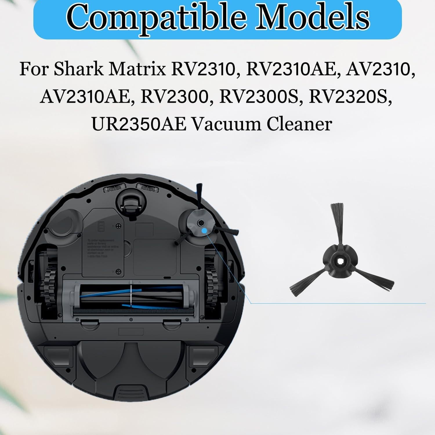 Cepillo Lateral para Aspiradora Robot Shark RV2310 - Paquete de 6