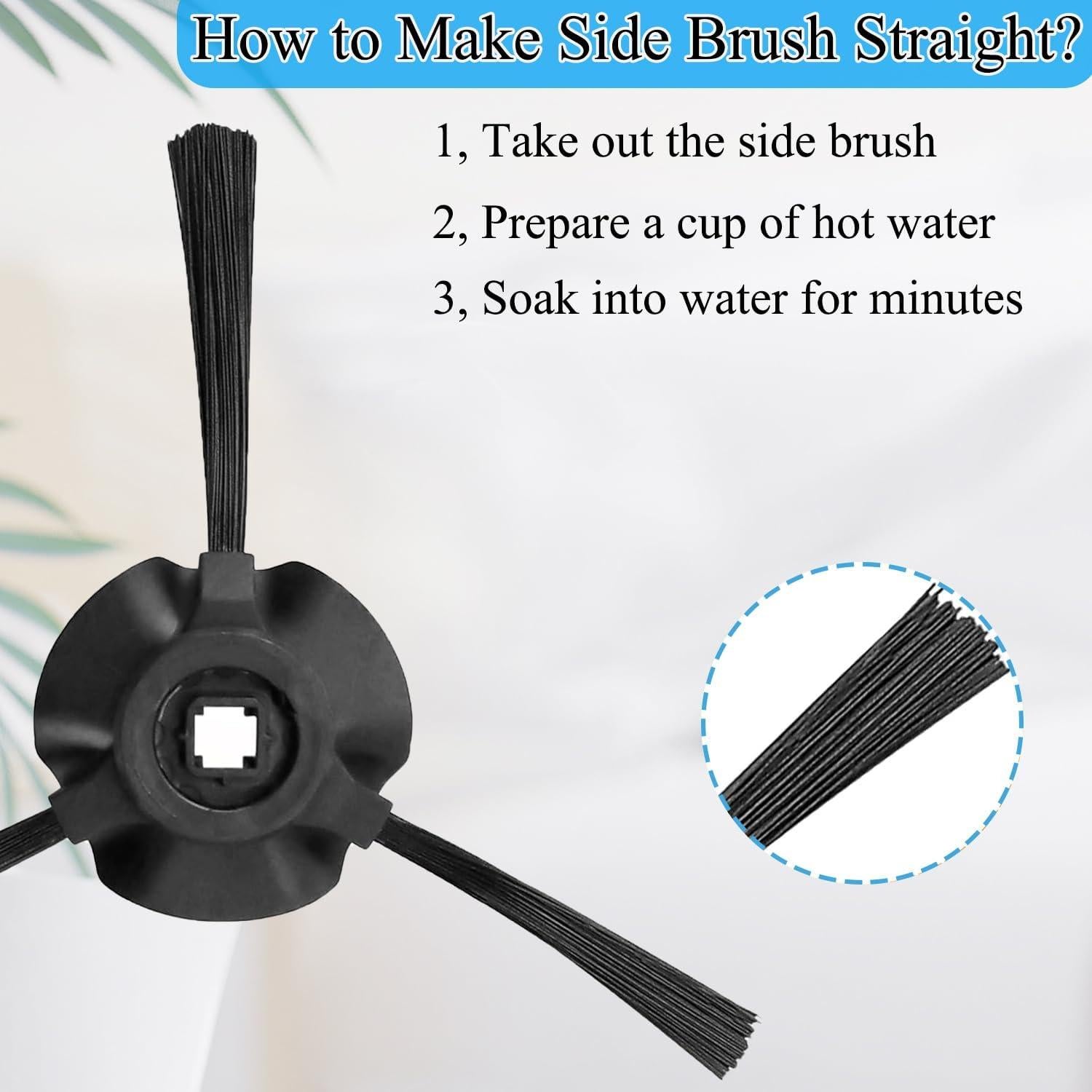 Cepillo Lateral para Aspiradora Robot Shark RV2310 - Paquete de 6