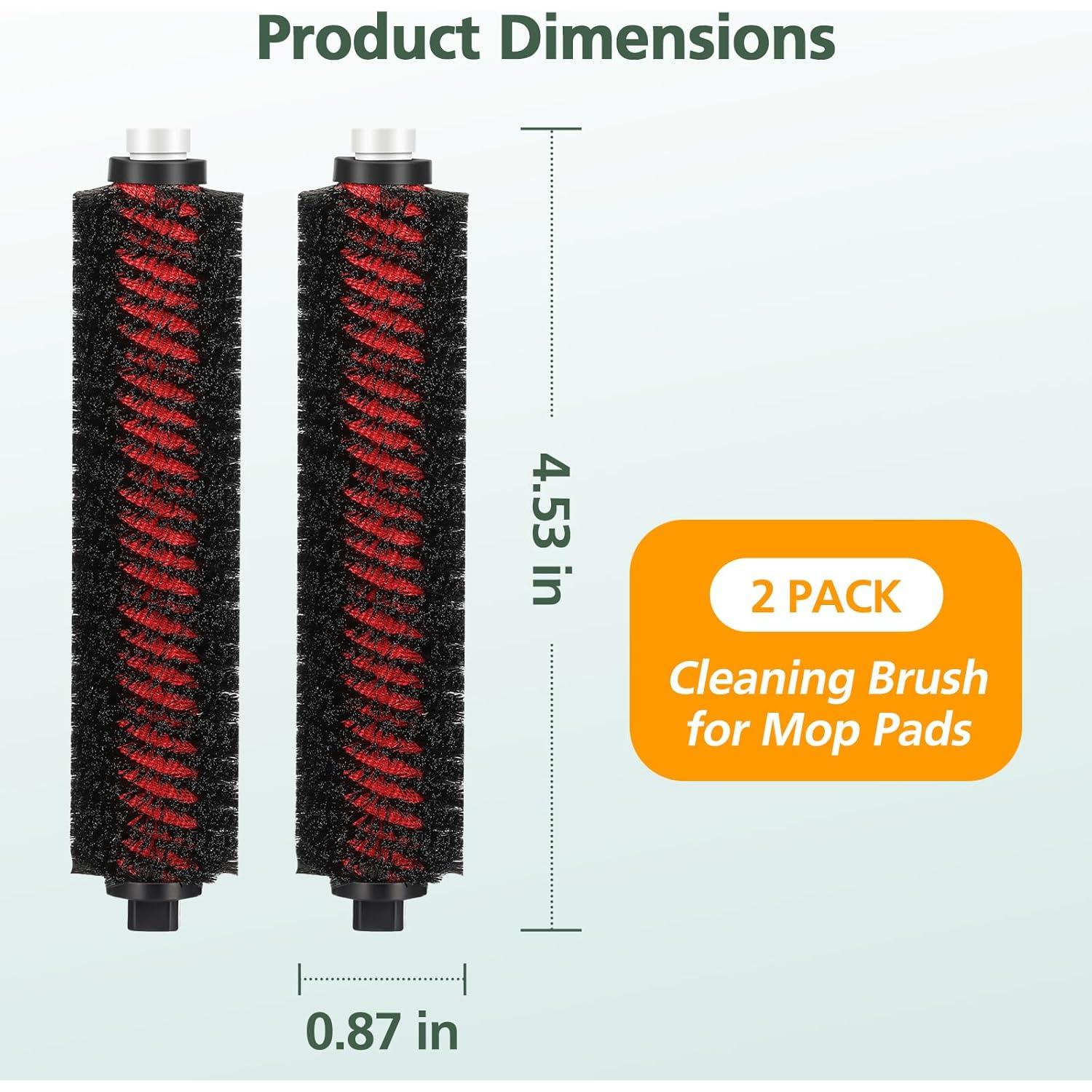 2 Cepillos de Limpieza Autolimpiantes isinlive para Roborock S8 Pro Ultra y S7 MaxV Ultra
