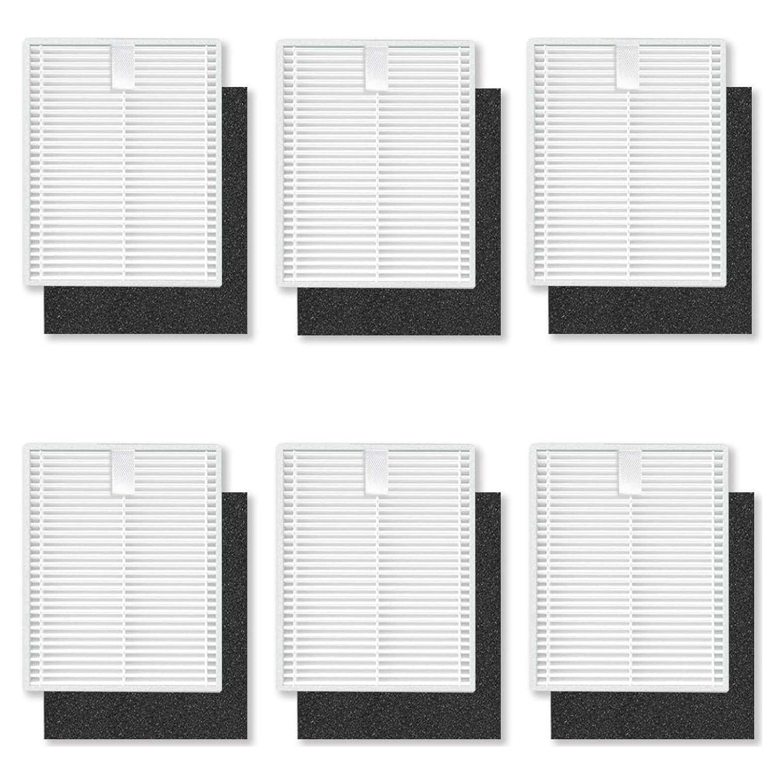 Filtros HEPA Pymin 6 Pack para Eufy Clean L50/L60 Lavables