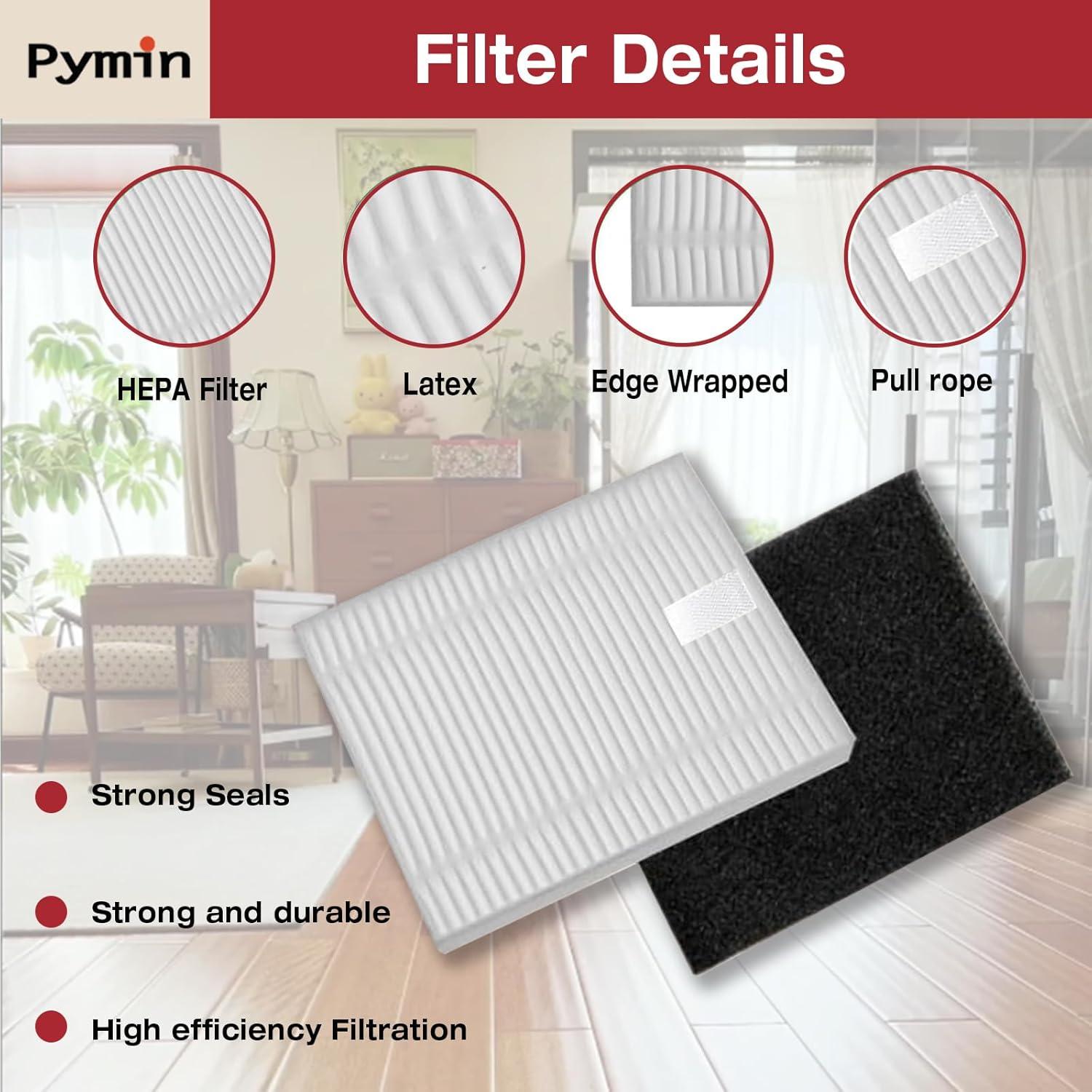 Filtros HEPA Pymin 6 Pack para Eufy Clean L50/L60 Lavables