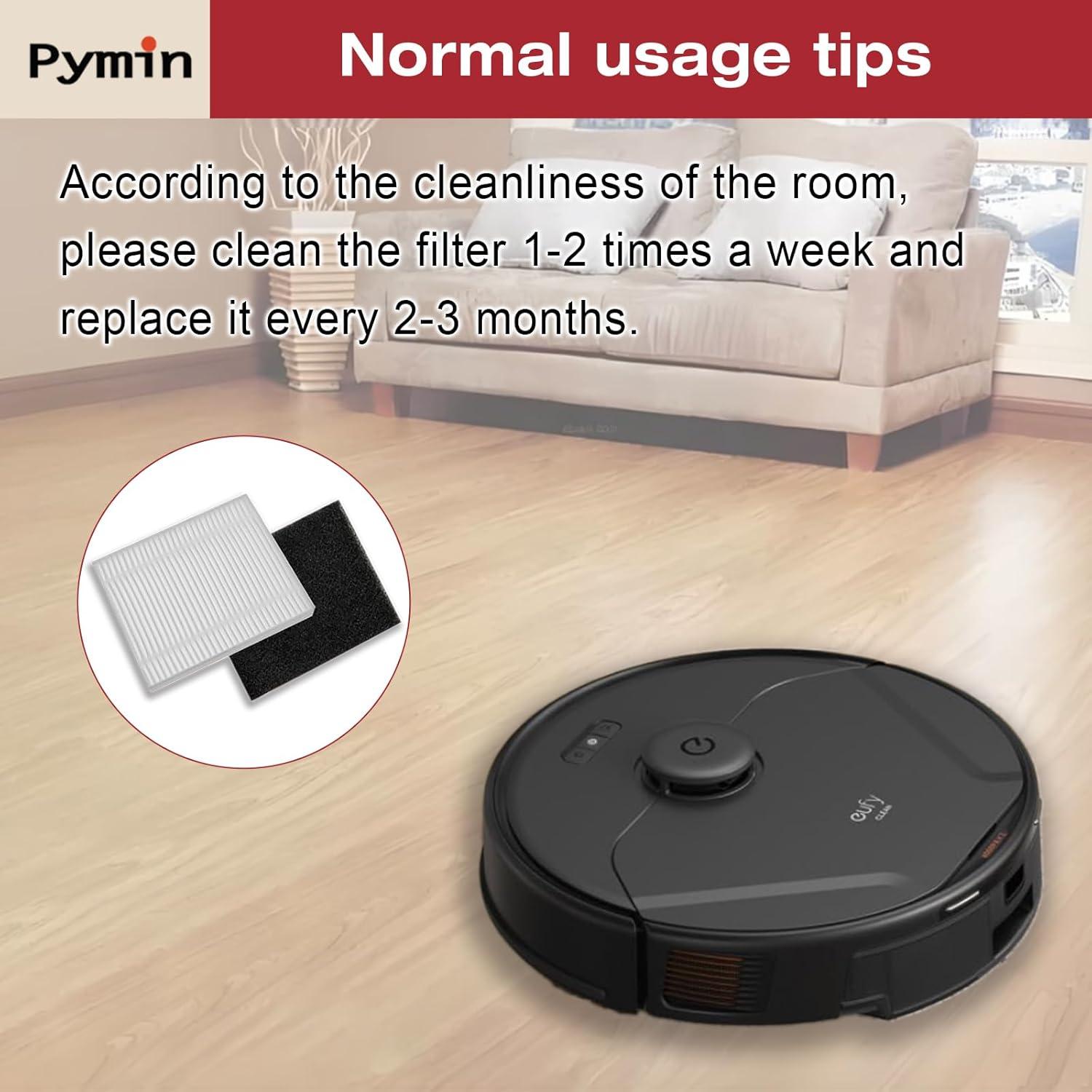 Filtros HEPA Pymin 6 Pack para Eufy Clean L50/L60 Lavables