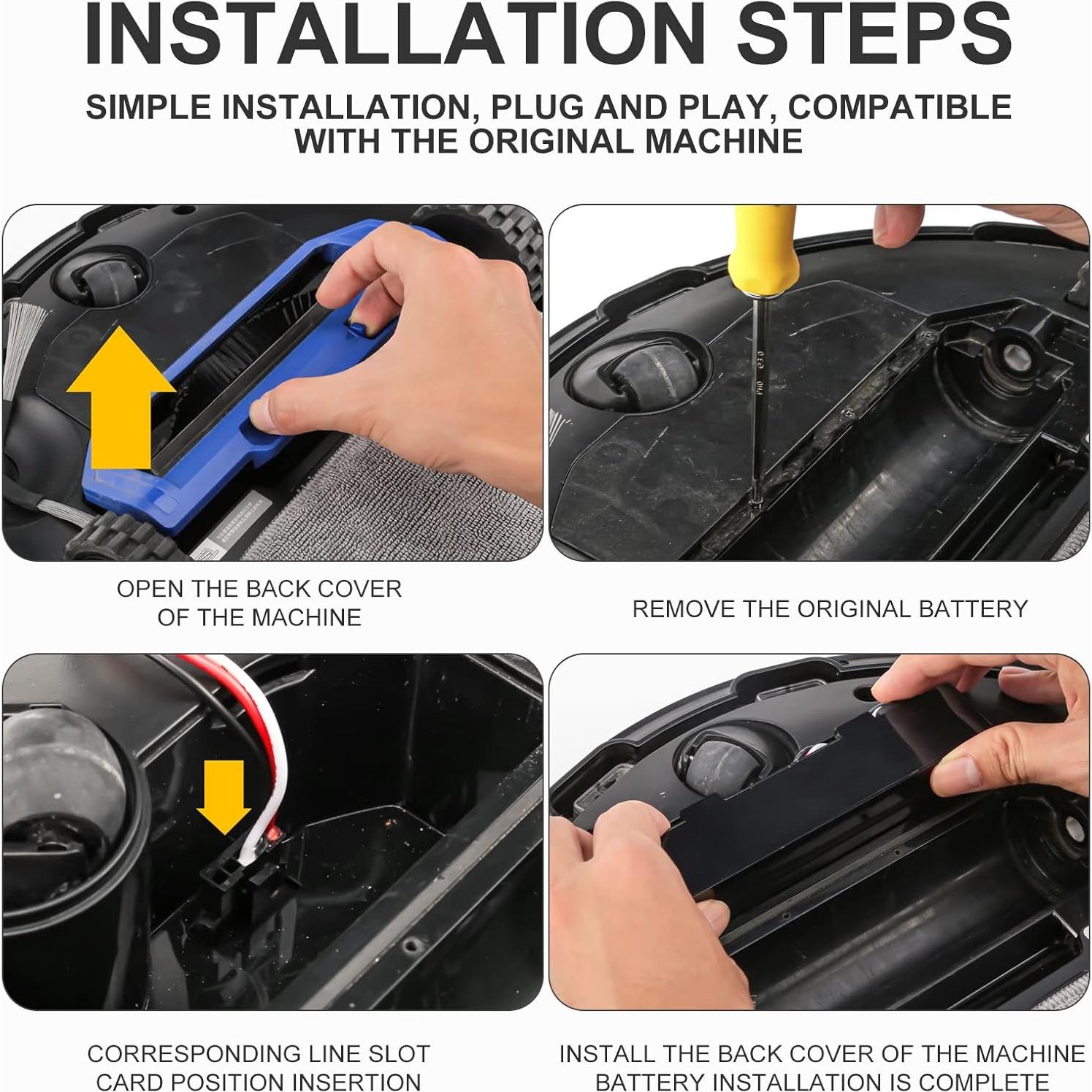 Batería de Litio 14.8V 6000mAh Energup para Aspiradora Xiaomi Mijia