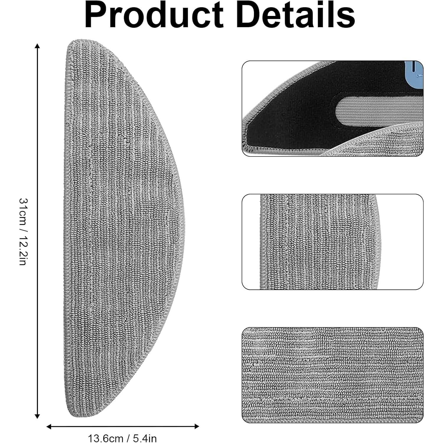 6 Almohadillas Reemplazo IRobot Roomba Combo i8/i5/j5 - Lavables