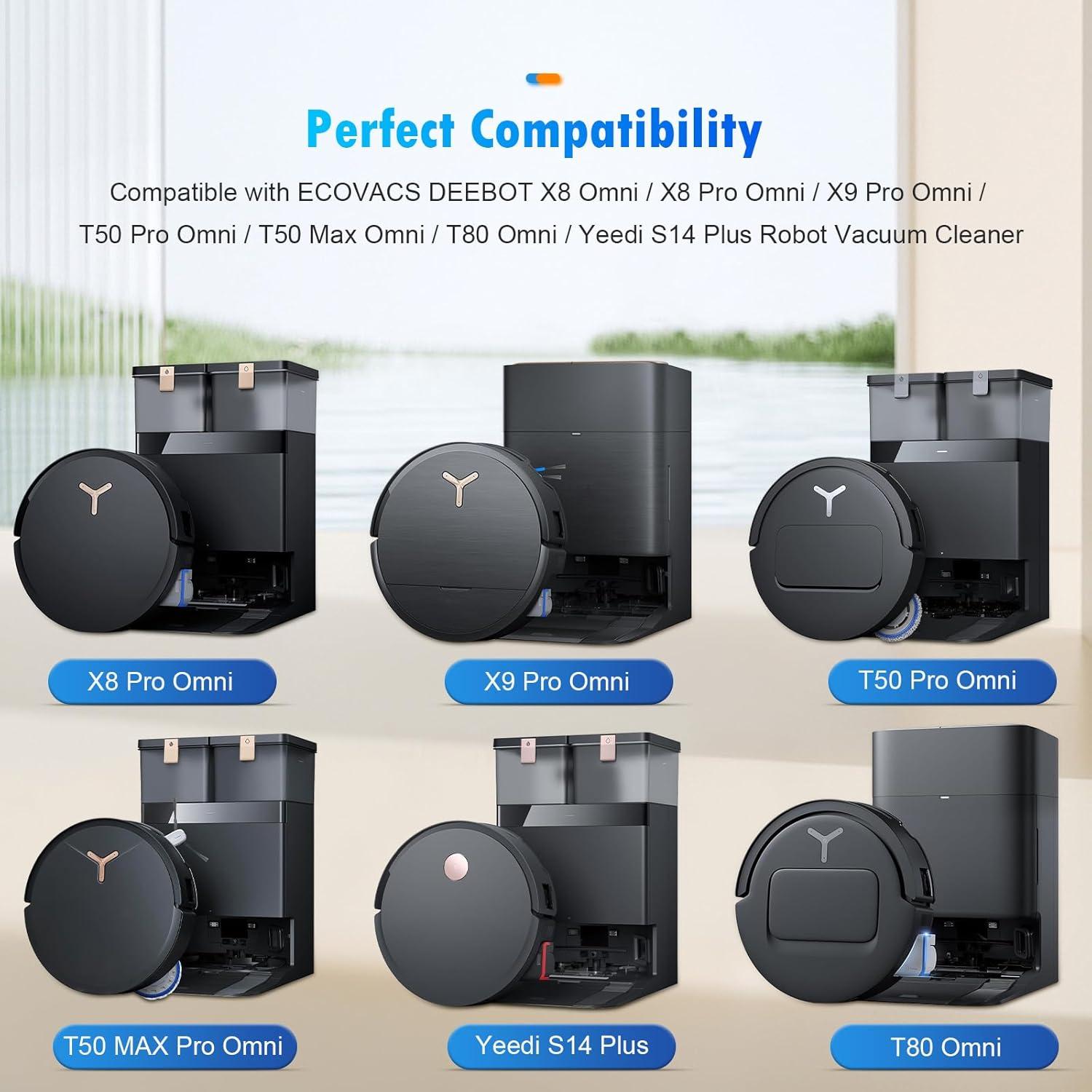 Paquete de 10 bolsas de polvo DrFlito X8DB para aspiradora robot