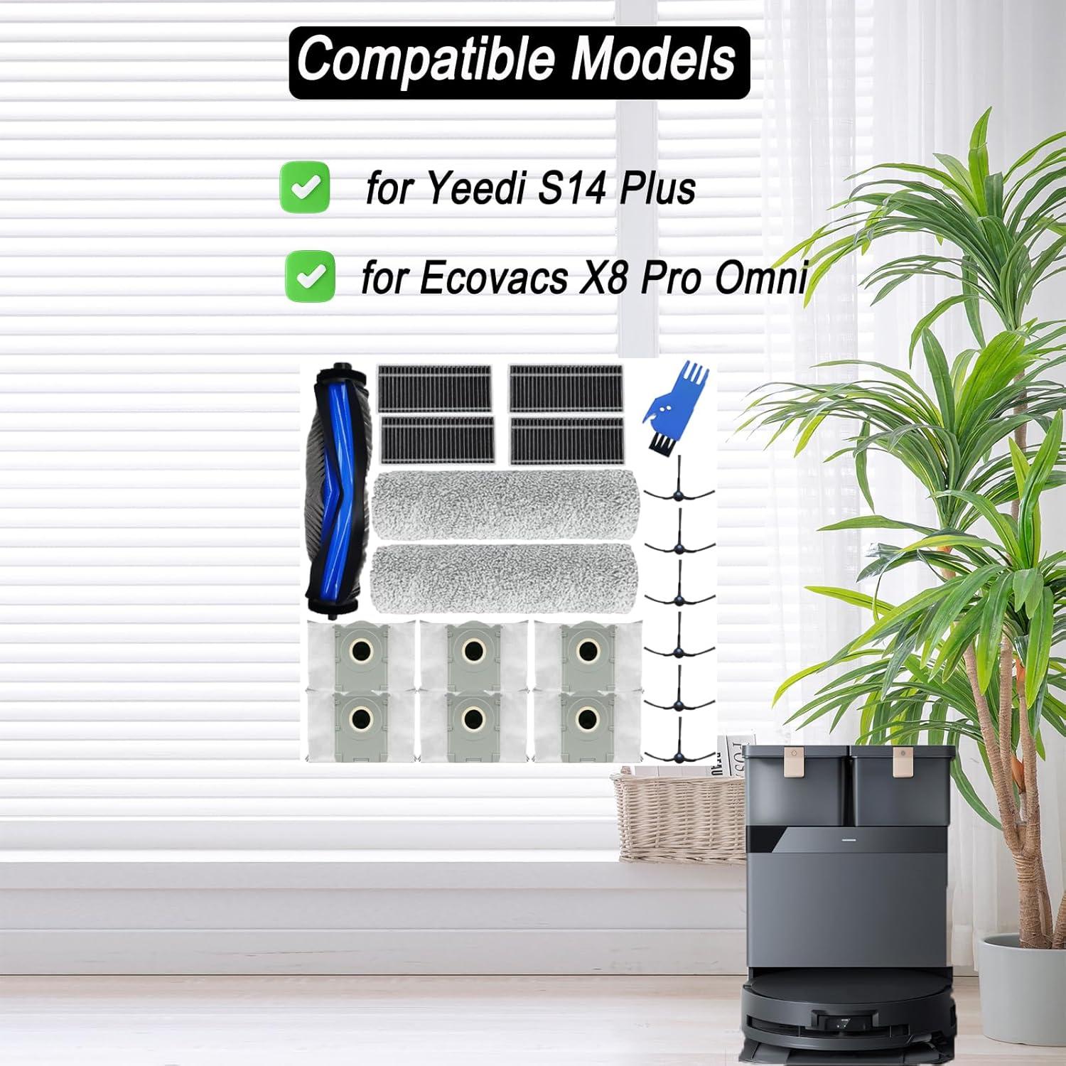 Kit de Reemplazo para Aspiradora Robot Frexusuent X8 Pro Omni