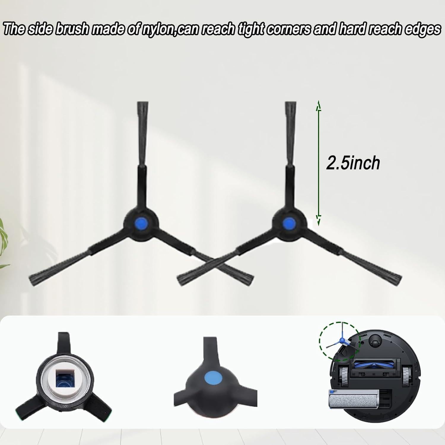 Kit de Reemplazo para Aspiradora Robot Frexusuent X8 Pro Omni