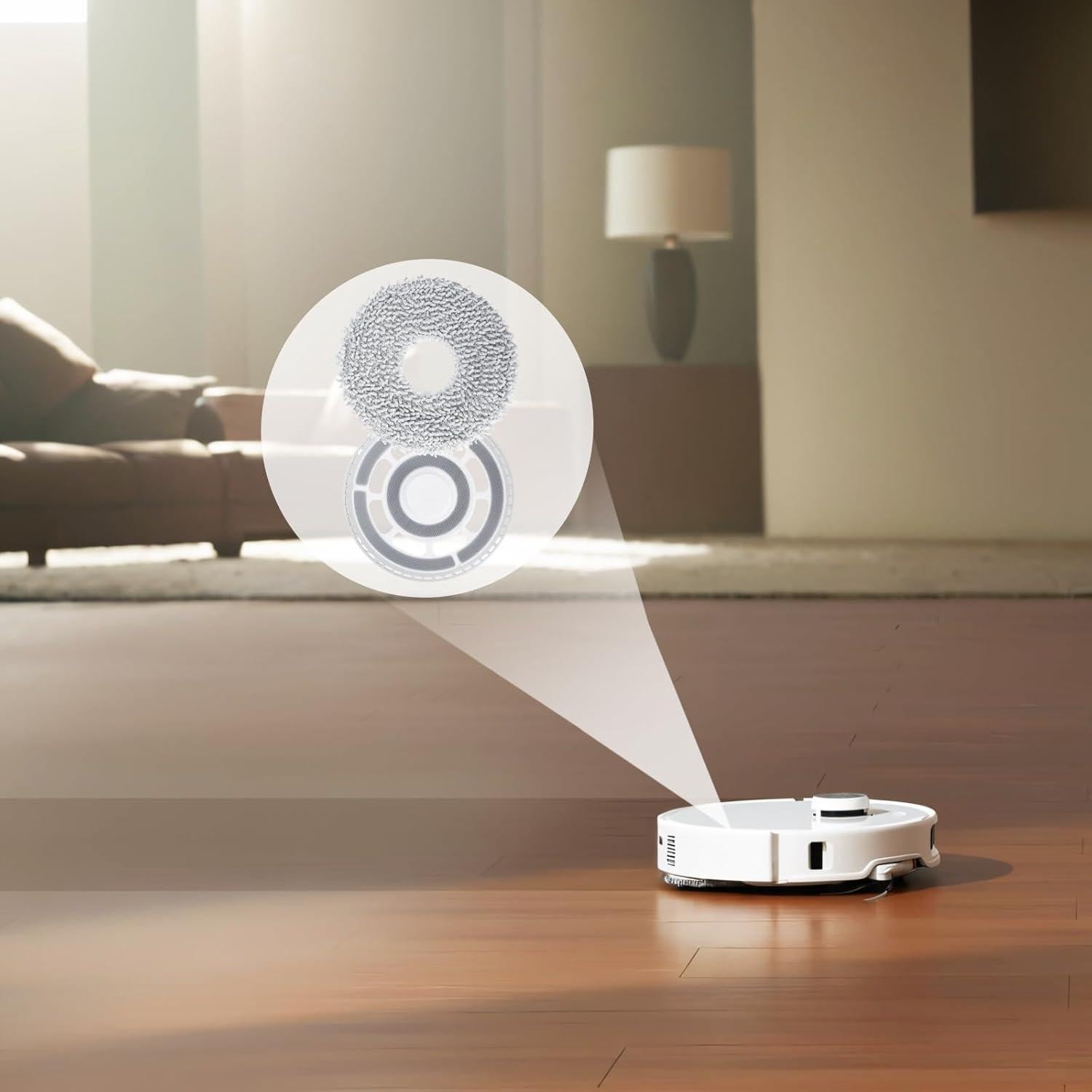 Paños de Mopa Reemplazo Fixbetter para Roborock Qrevo 2 Piezas