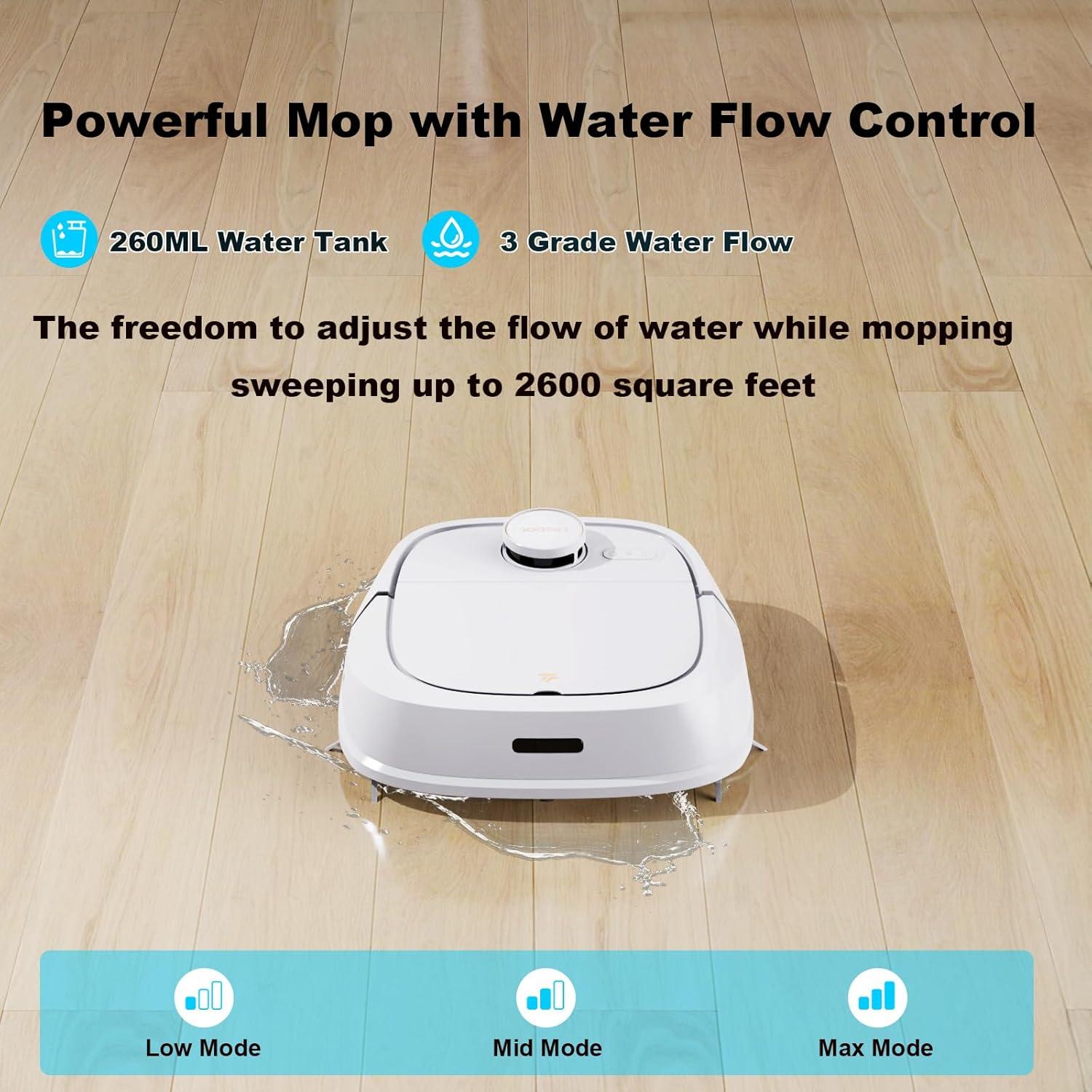 Aspiradora Robot TECBOT M1 Pro con Navegación LiDAR 150min