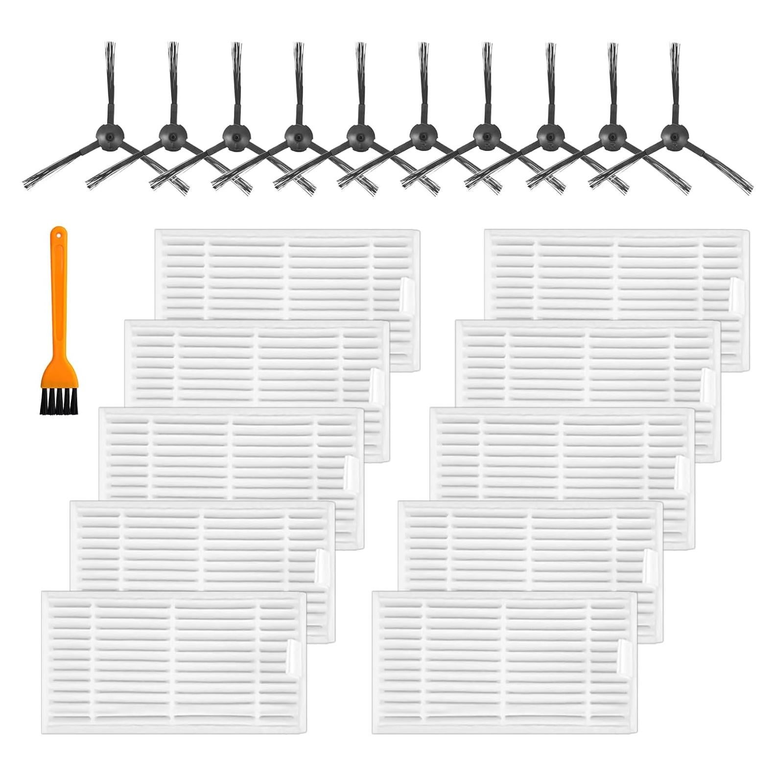 Kit de Reemplazo Filtros y Cepillos ILIFE V3s V5s - 10 Filtros HEPA