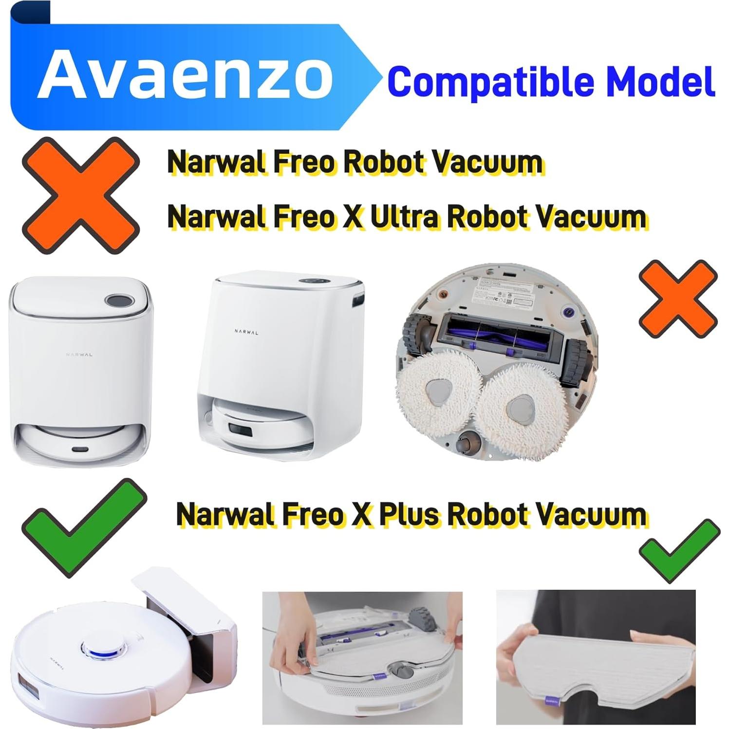 Paños de Repuesto Microfibra Narwal Freo X Plus - 6 Unidades