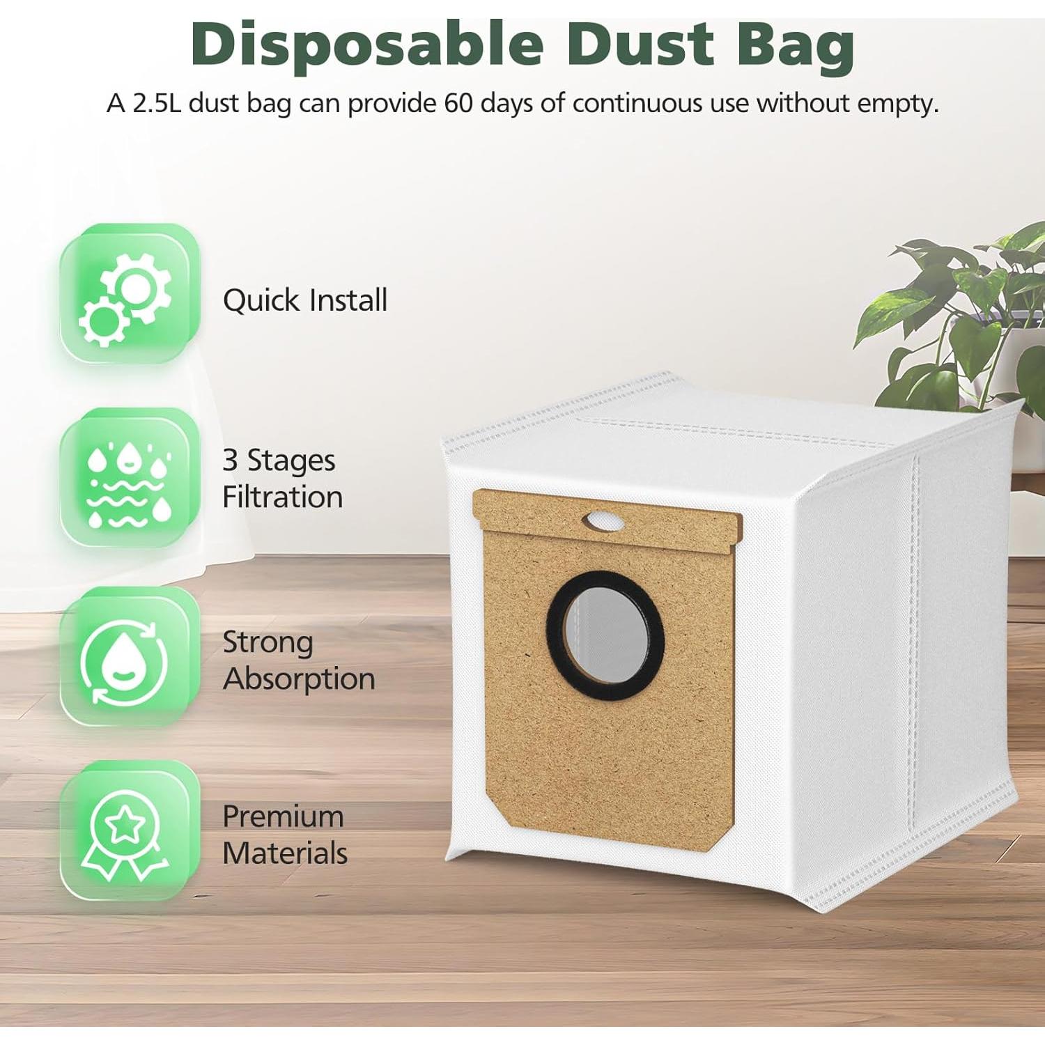 Paquete de 10 bolsas de repuesto eufy L60 SES 2.5L