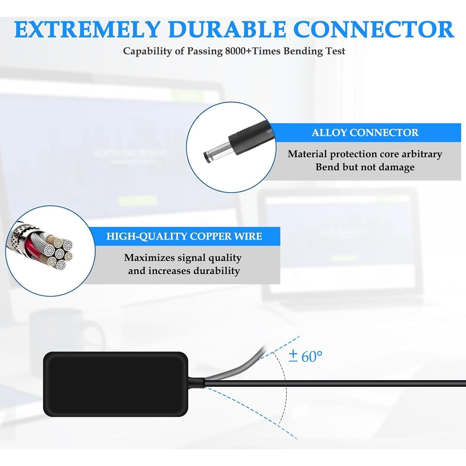 Adaptador de Cargador AC MULTIM 19V 1.2A para Aspiradoras Robot