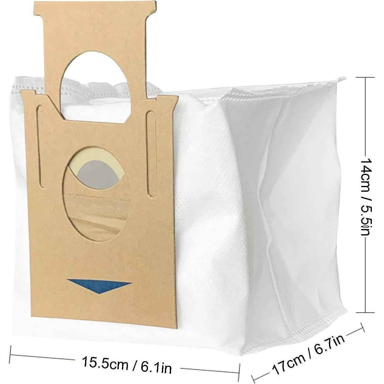 Paquete de 12 bolsas de filtro Mochenli para aspiradoras robot