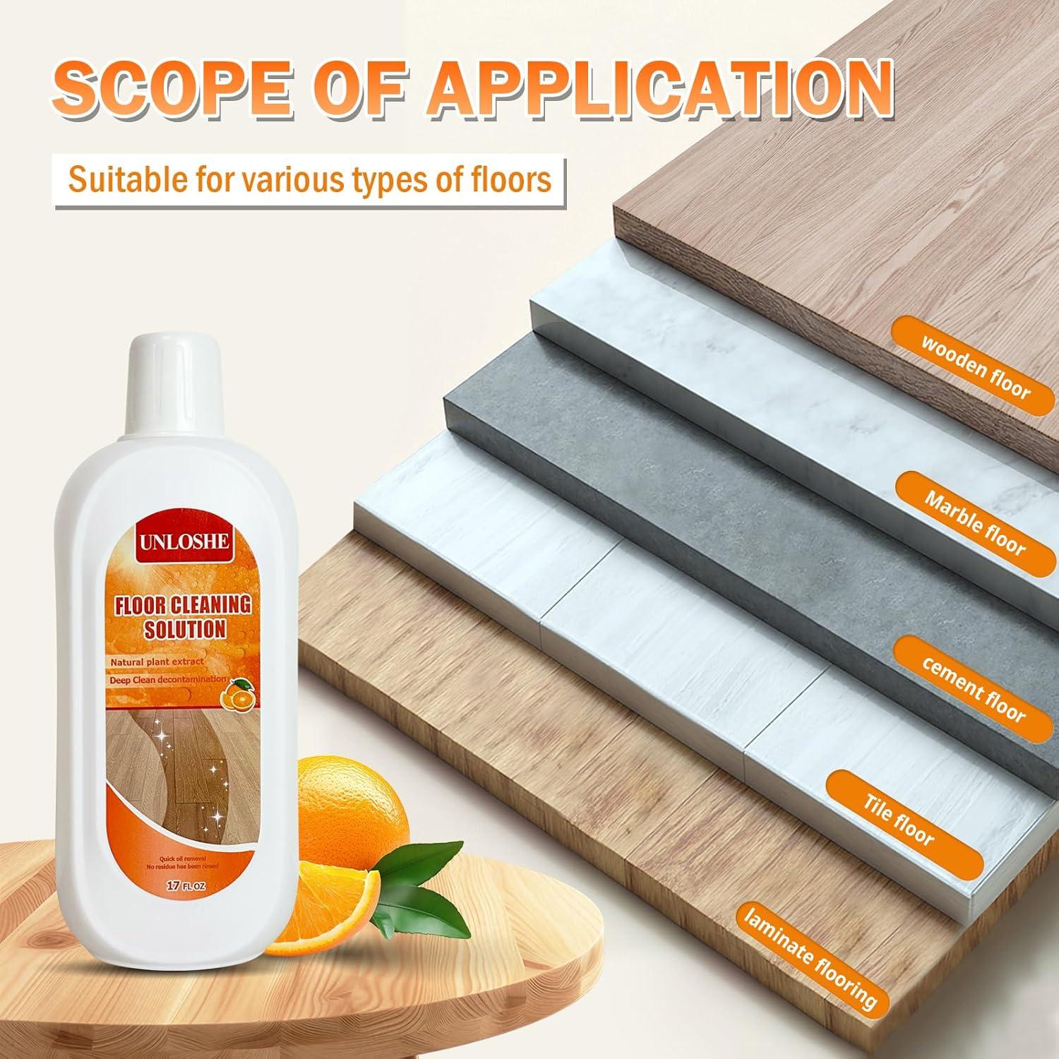 Limpiador de Pisos Multi-Superficie Unloshe 1L Naranja