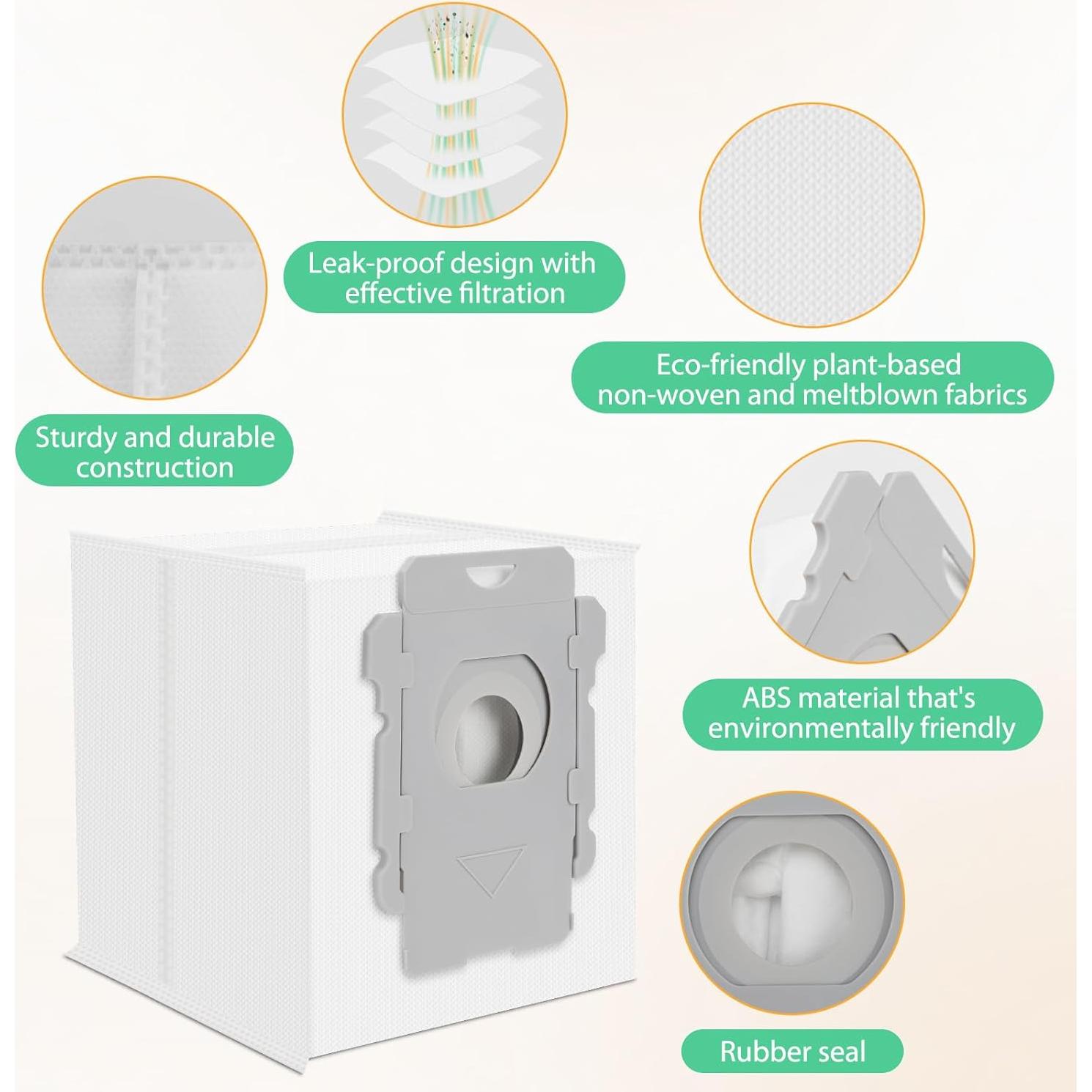 Paquete de 12 bolsas de vacío MATFORCA para iRobot Roomba