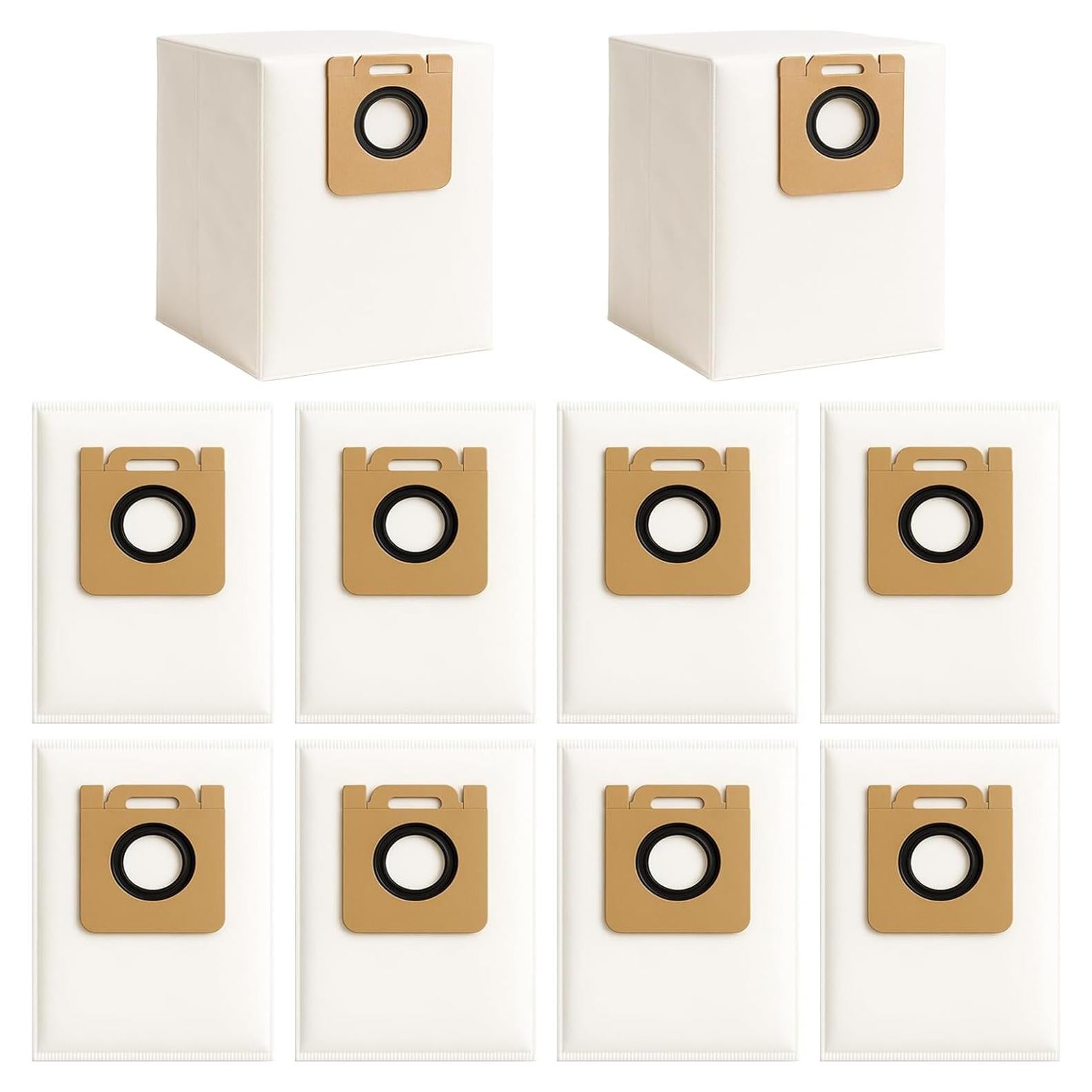 10 Bolsas de Polvo HUIZHEN 4L para Aspiradora Dreame D10 Plus