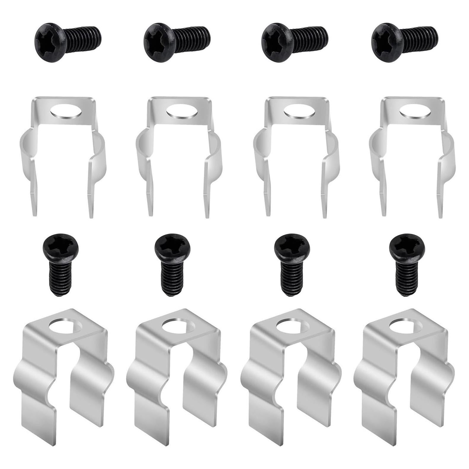 8 Clips de Montaje de Metal para Aspiradora Robot Shark IQ