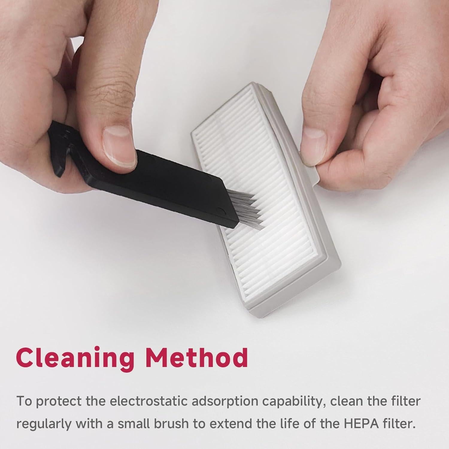 Kit de Accesorios erabros PRO LS1 - Filtros HEPA y Cepillos