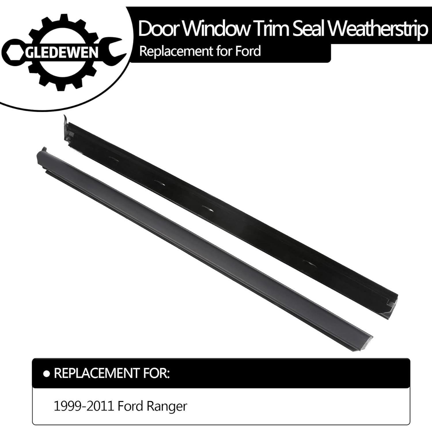 Sello de Ventana para Ford Ranger 1999-2011 Gledewen