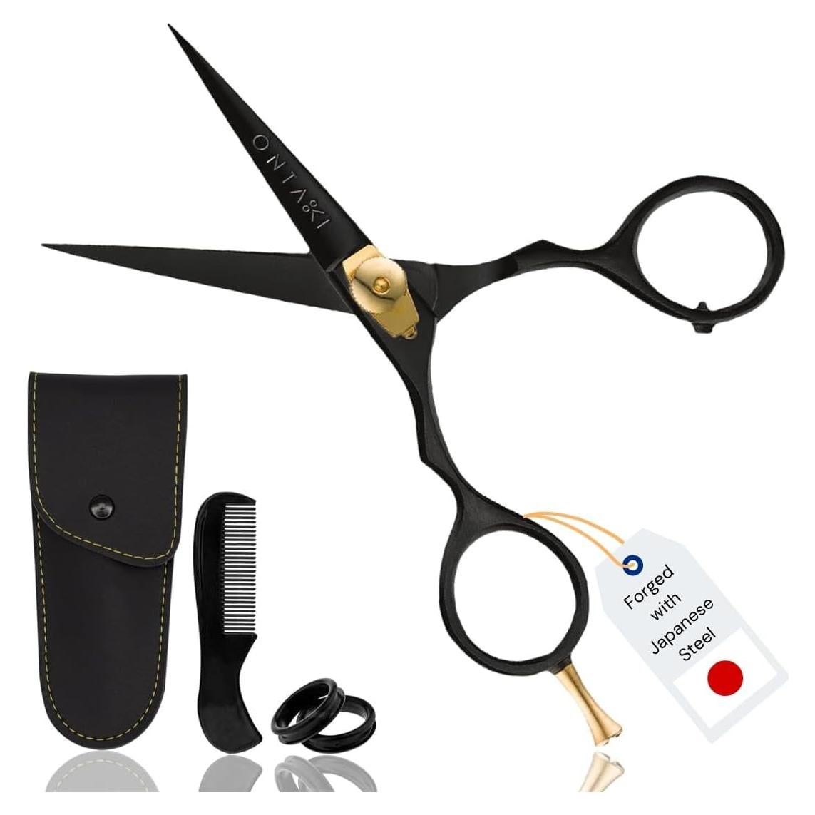 Tijeras de Barba y Cabello Ontaki 13.97 cm - Acero Japonés