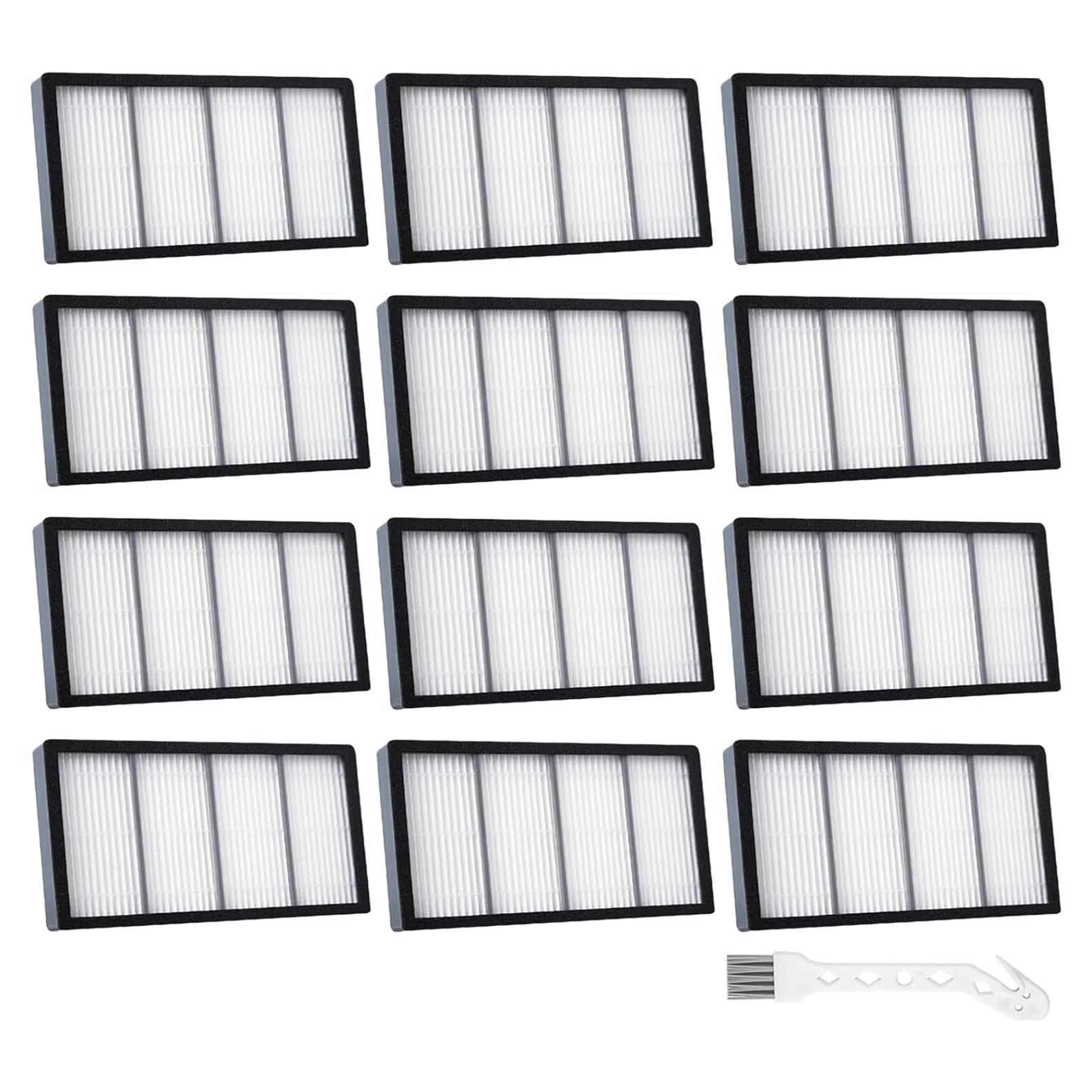Paquete de 12 filtros HEPA StylishClean para Roomba S9